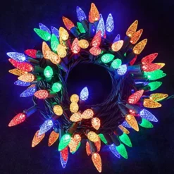 100 LED Warm White Christmas String Lights 34.12ft -Christmas Decorations 100 Christmas String Lights 34.12 ft 5 600x600 1