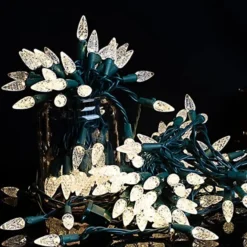 100 LED Warm White Christmas String Lights 34.12ft -Christmas Decorations 100 Christmas String Lights 34.12 ft 8 600x600 1