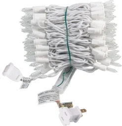100 White Wire Christmas Lights Set 12 100 White Wire Christmas Lights Set -Christmas Decorations 100 Clear White Wire Christmas Light Set 5 result 600x618 1
