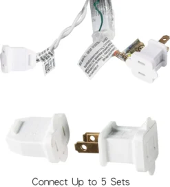 100 White Wire Christmas Lights Set 13 100 White Wire Christmas Lights Set -Christmas Decorations 100 Clear White Wire Christmas Light Set 6 result 600x660 1