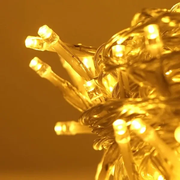 100 Warm White Christmas String Lights 42.3ft 4 100 Warm White Christmas String Lights 42.3ft - Image 2