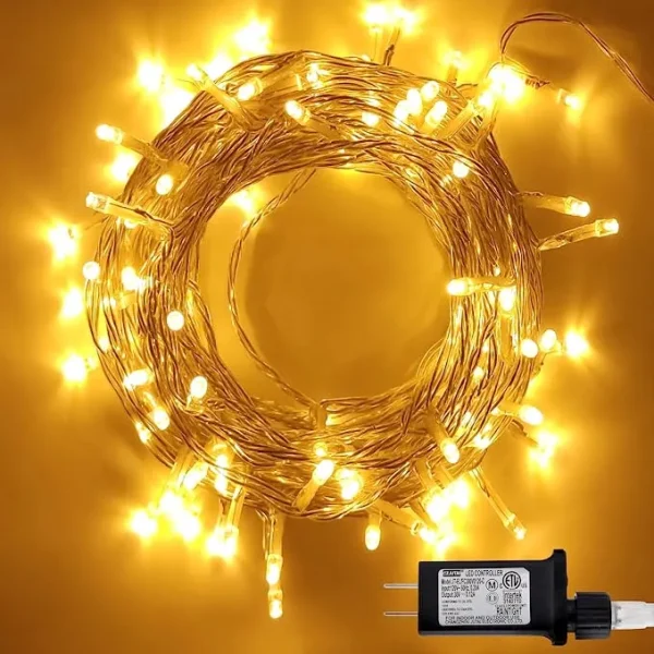 100 Warm White Christmas String Lights 42.3ft 3 100 Warm White Christmas String Lights 42.3ft