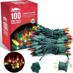 Christmas Decorations -Christmas Decorations 100 Count Multi Color Christmas Lights 2 result 600x600 1