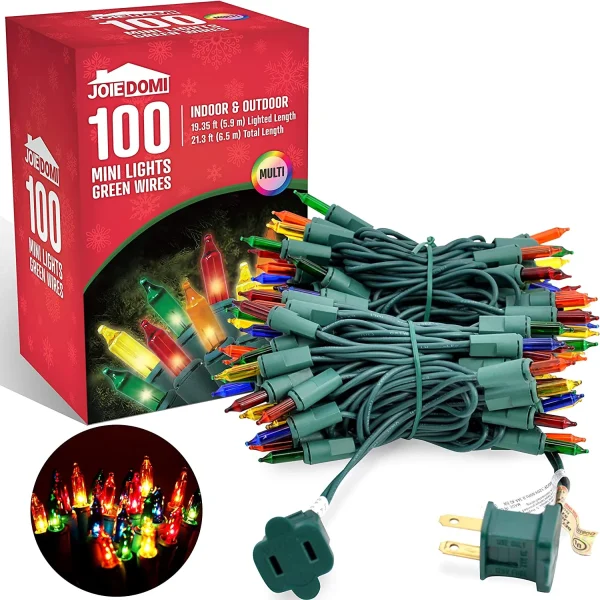 100 LED Multi Color Christmas Lights 19.35ft 4 100 LED Multi Color Christmas Lights 19.35ft - Image 2