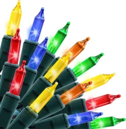 100 LED Multi Color Christmas Lights 19.35ft 10 100 LED Multi Color Christmas Lights 19.35ft -Christmas Decorations 100 Count Multi Color Christmas Lights 3 result 600x615 1