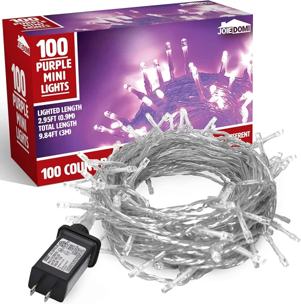 100 LED Purple Christmas Light 9.84ft 3 100 LED Purple Christmas Light 9.84ft