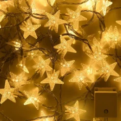 Christmas Decorations 44 100 LED Christmas Star String Lights
