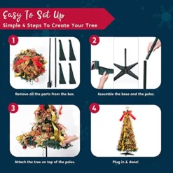 3.33ft 100 Lights Collapsible Christmas Tree Decorated 13 3.33ft 100 Lights Collapsible Christmas Tree Decorated -Christmas Decorations 100 Lights Collapsible Christmas Tree Decorated 1 结果