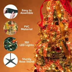 3.33ft 100 Lights Collapsible Christmas Tree Decorated 11 3.33ft 100 Lights Collapsible Christmas Tree Decorated -Christmas Decorations 100 Lights Collapsible Christmas Tree Decorated 5 结果