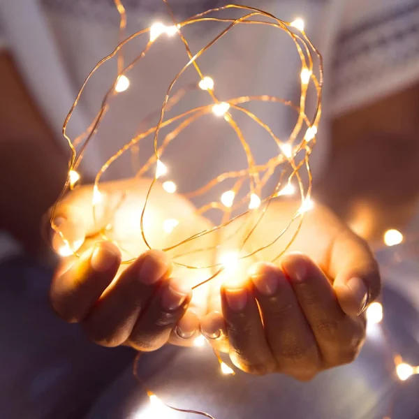 100 LED Warm White Led Copper Wire String Lights 33ft 5 100 LED Warm White Led Copper Wire String Lights 33ft - Image 3