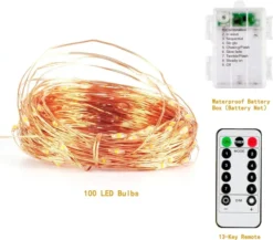 100 LED Warm White Led Copper Wire String Lights 33ft 13 100 LED Warm White Led Copper Wire String Lights 33ft -Christmas Decorations 100 Warm White LED Copper Wire String Lights 33ft 7 600x527 1