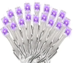 100 LED Purple Christmas Light 9.84ft 12 100 LED Purple Christmas Light 9.84ft -Christmas Decorations 100 count LED Christmas Light Purple 3 600x517 1