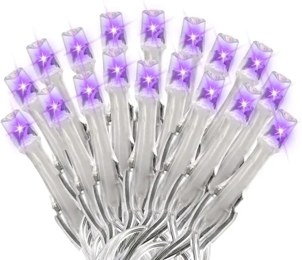 100 LED Purple Christmas Light 9.84ft 7 100 LED Purple Christmas Light 9.84ft - Image 5