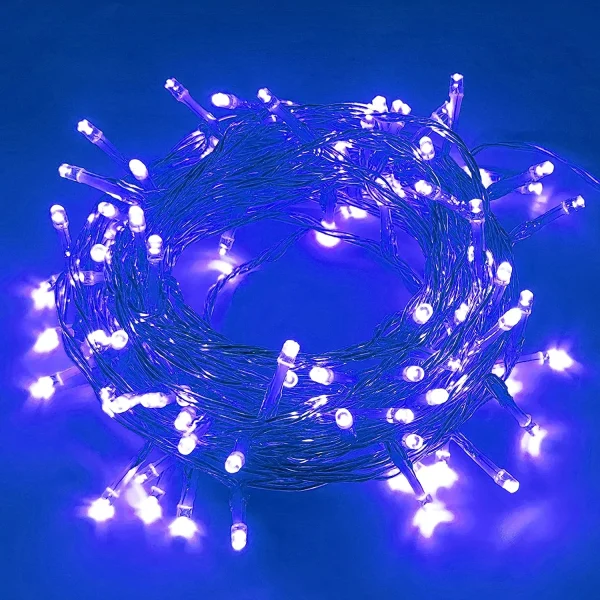 100 LED Blue Led Christmas String Lights 8 100 LED Blue Led Christmas String Lights - Image 6