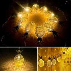 2x10 LED Pineapple Led Fairy String Lights 10ft 11 2x10 LED Pineapple Led Fairy String Lights 10ft -Christmas Decorations 10ft 10 LED Pineapple Fairy String Lights 2 Pack 3 result 600x600 1