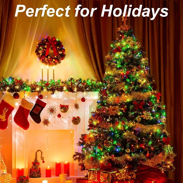 3x150 Multicolor Green Wire String Lights 116.1ft 7 3x150 Multicolor Green Wire String Lights 116.1ft - Image 5