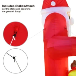 11ft LED Inflatable Santa Claus With Gift Boxes Archway 10 11ft LED Inflatable Santa Claus With Gift Boxes Archway -Christmas Decorations 11ft Giant Santa Claus with Gift Boxes Archway Inflatable 3 result scaled 600x600 1