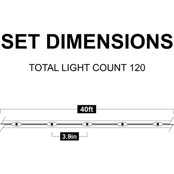 120 LED Multicolor Rope Light 46ft 6 120 LED Multicolor Rope Light 46ft - Image 4