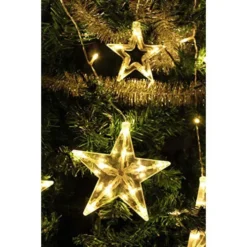 12pcs 138 LED Warm White Star String Lights -Christmas Decorations 12pcs 138 Count LED Warm White Star String Lights 5 结果 600x600 1