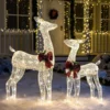130 LED Warm White Reindeer Yard Decorations 1 130 LED Warm White Reindeer Yard Decorations -Christmas Decorations 130 LED Warm White Reindeer Yard Decorations 2 600x600 1