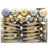 133pcs Gold And Silver Christmas Tree Ornaments 1 133pcs Gold And Silver Christmas Tree Ornaments -Christmas Decorations 133 Pcs Christmas Ornaments GoldampSilver 1 result 600x600 1
