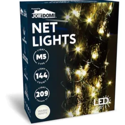 144 LED Warm White Led Christmas Net Lights 11 144 LED Warm White Led Christmas Net Lights -Christmas Decorations 144 LED Warm White Christmas Net Lights 2