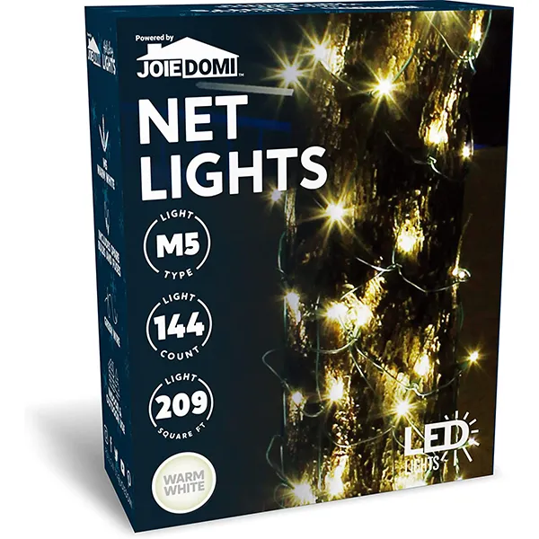 144 LED Warm White Led Christmas Net Lights 7 144 LED Warm White Led Christmas Net Lights - Image 5