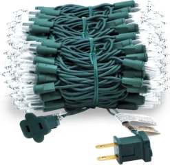 3x150 Clear Warm White Christmas Lights 11 3x150 Clear Warm White Christmas Lights -Christmas Decorations 150 Counts Clear Green Wire Christmas Light Set of 3 4 result 600x584 1