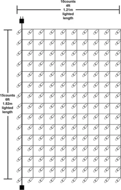 150 LED Warm White Christmas Icicle Light 4x6ft 11 150 LED Warm White Christmas Icicle Light 4x6ft -Christmas Decorations 150 Incandescent Christmas Net Lights Warm White 6 result 600x938 1