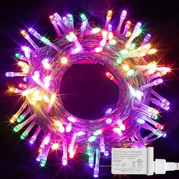 150 LED Clear Wire String Lights 53.98ft 3 150 LED Clear Wire String Lights 53.98ft