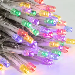 150 LED Clear Wire String Lights 53.98ft 10 150 LED Clear Wire String Lights 53.98ft -Christmas Decorations 150 Multicolor LED Clear Wire String Lights 3 result 600x600 1