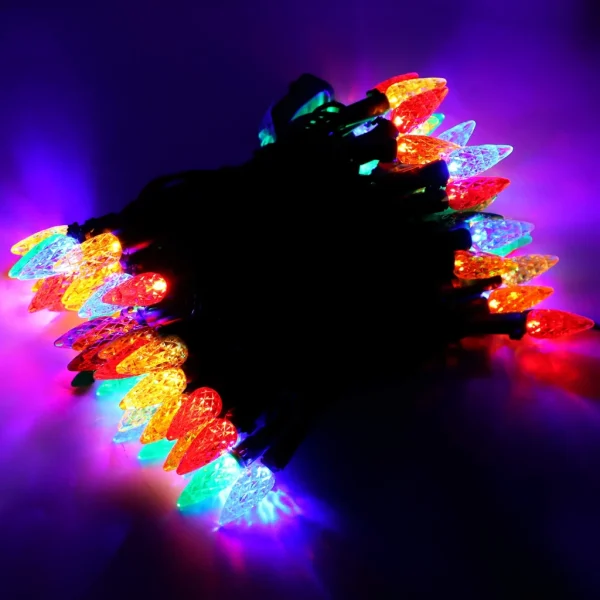 150 LED C6 Multicolor Christmas Light 50.69ft 4 150 LED C6 Multicolor Christmas Light 50.69ft - Image 2