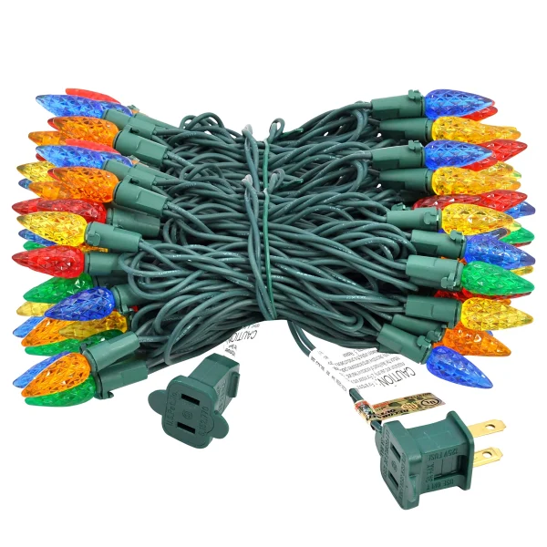 150 LED C6 Multicolor Christmas Light 50.69ft 8 150 LED C6 Multicolor Christmas Light 50.69ft - Image 6