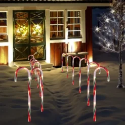 12pcs Green Pathway Markers Candy Cane Light Set 17in 13 12pcs Green Pathway Markers Candy Cane Light Set 17in -Christmas Decorations 17 Christmas Candy Cane Pathway Markers Set of 12 Thin Green 6 result 600x600 1