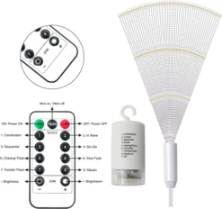 2pcs 120 LED Warm White Starburst Fairy Lights 11 2pcs 120 LED Warm White Starburst Fairy Lights -Christmas Decorations 2 Pack 120 LED Hanging Fairy Lights Warm White 4 result 600x564 1