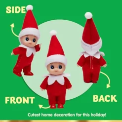 2pcs Plush Christmas Elf Doll 13 2pcs Plush Christmas Elf Doll -Christmas Decorations 2 Pcs Red Tiny Baby Elf Doll Christmas 7 结果 600x600 1