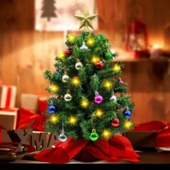 2pcs Artificial Mini Prelit Tabletop Christmas Tree Set 20in 11 2pcs Artificial Mini Prelit Tabletop Christmas Tree Set 20in -Christmas Decorations 2 Sets 20 Inches Tabletop Christmas Tree with String Lights and Decoration Kit 结果 600x600 1