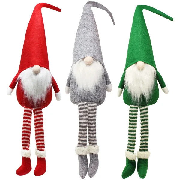 3pcs Christmas Swedish Santa Gnome Plush 20in 3 3pcs Christmas Swedish Santa Gnome Plush 20in