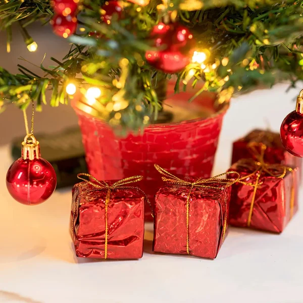 Artificial Mini Tabletop Christmas Tree Prelit Set 22in 6 Artificial Mini Tabletop Christmas Tree Prelit Set 22in - Image 4