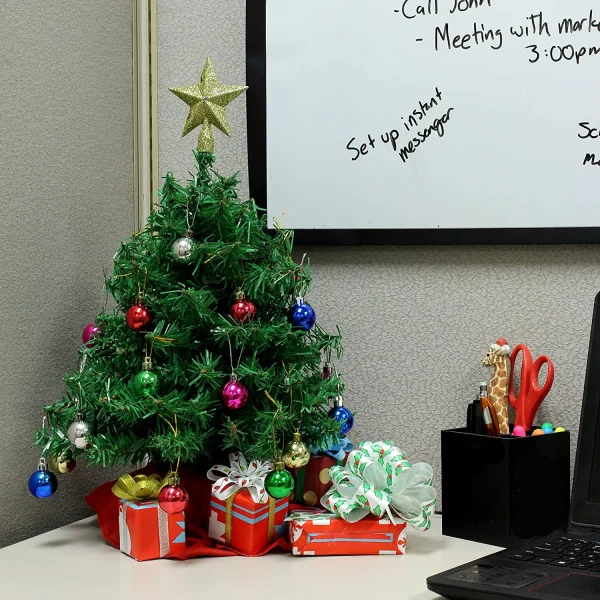 Pre Lit LED Table Top Mini Christmas Tree 20in 4 Pre Lit LED Table Top Mini Christmas Tree 20in - Image 2