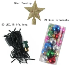 Pre Lit LED Table Top Mini Christmas Tree 20in 11 Pre Lit LED Table Top Mini Christmas Tree 20in -Christmas Decorations 20 Tabletop Mini Christmas Tree Set 4 result 600x562 1