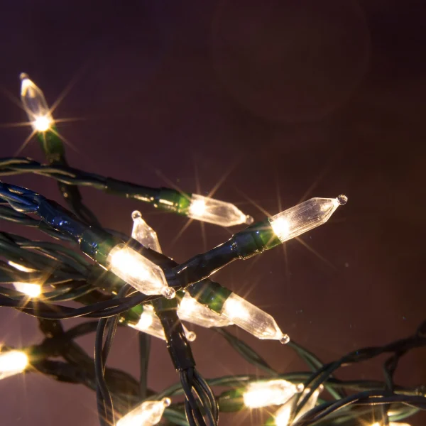 200 LED Clear Led Green Wire String Lights 34ft 7 200 LED Clear Led Green Wire String Lights 34ft - Image 5