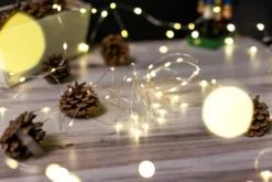 Christmas Decorations -Christmas Decorations 200 Warm White LED Copper Wire String Lights 66ft 1 600x400 1
