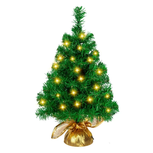 50 LED Tabletop Christmas Tree Pre Lit 22in 3 50 LED Tabletop Christmas Tree Pre Lit 22in
