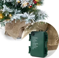 Pre Lit Snow Flocked Christmas Tree Tabletop 20in 13 Pre Lit Snow Flocked Christmas Tree Tabletop 20in -Christmas Decorations 22 Snow Flocked Prelit Table top Christmas Tree 6 result 600x590 1