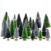 24pcs Mini Snow Frosted Artificial Christmas Trees 2 24pcs Mini Snow Frosted Artificial Christmas Trees -Christmas Decorations 24Pcs Artificial Mini Christmas Trees 1 result 600x600 1
