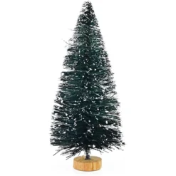 24pcs Mini Snow Frosted Artificial Christmas Trees 10 24pcs Mini Snow Frosted Artificial Christmas Trees -Christmas Decorations 24Pcs Artificial Mini Christmas Trees 2