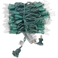 2x100 Warm White Christmas Lights 24.6ft -Christmas Decorations 2Pcs 100 LED Incandescent Warm White Christmas Lights 24 2 1