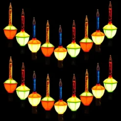 Christmas Decorations 22 2x9 LED Multicolor Bubble String Lights 8.8ft