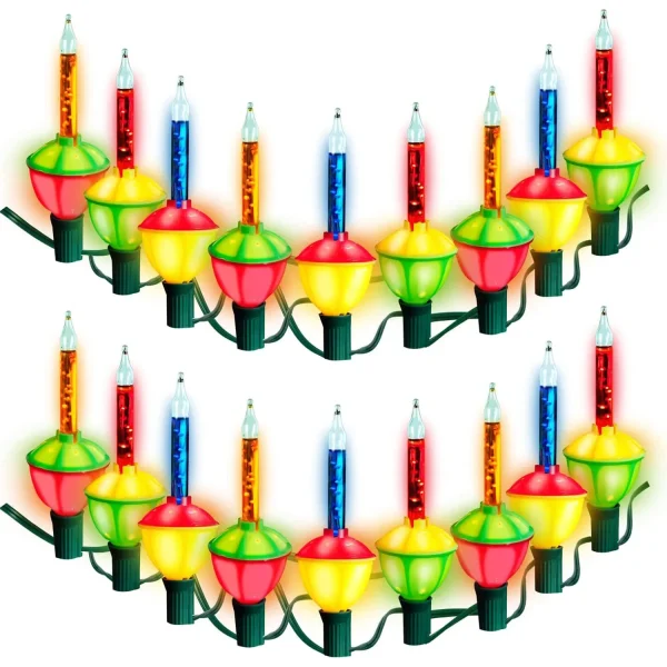 2x9 LED Multicolor Bubble String Lights 8.8ft 4 2x9 LED Multicolor Bubble String Lights 8.8ft - Image 2